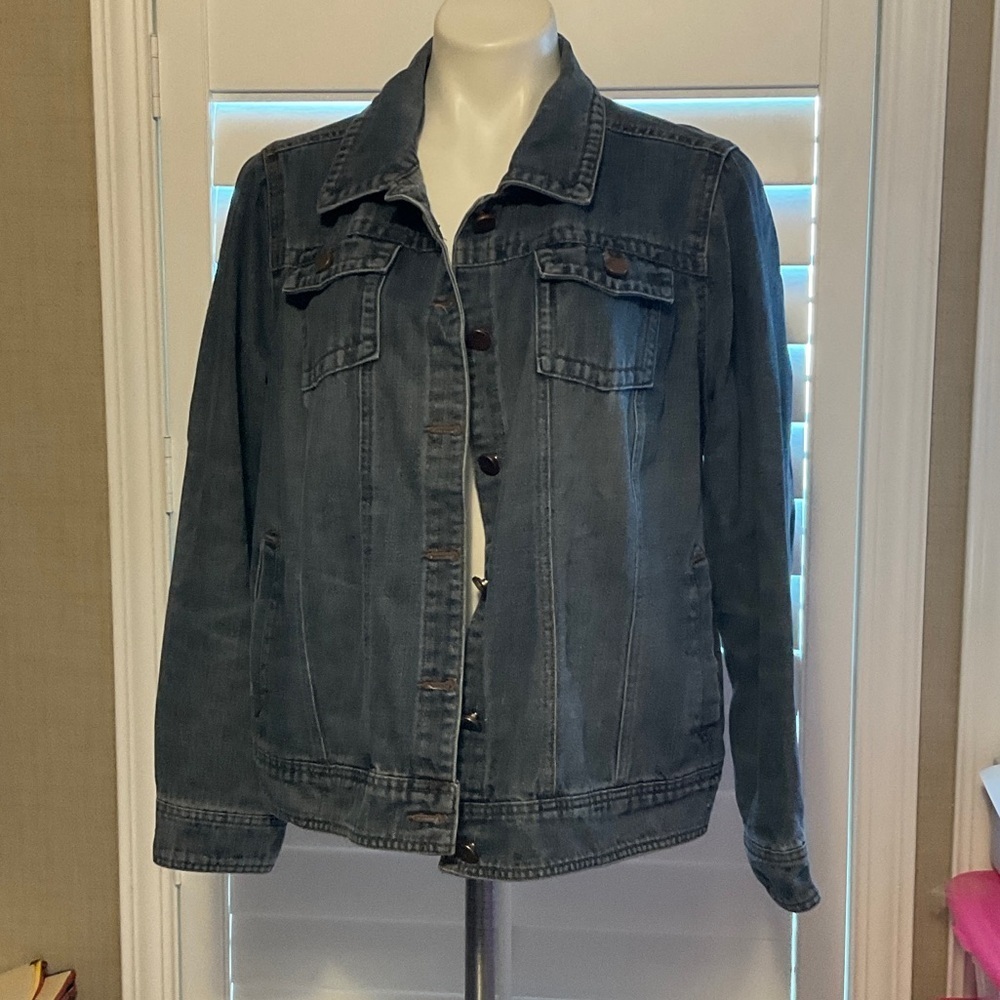 Jou Jou Dark Blue Jean Jacket